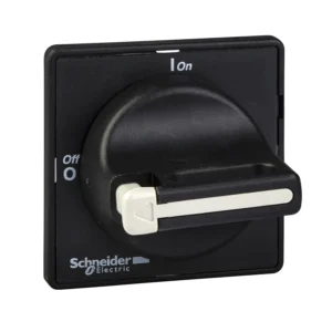 Schneider Electric TeSys VARIO, front and black rotary handle, 1 to 3 padlocking