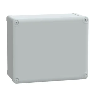 Schneider Electric ABS Box IP66 IK07 RAL7035 Internal H275W225D120 External H291W241D128 Opaque Cover H60