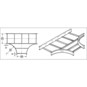 Unistrut Tee Equal For Cable Ladder U10 450mm Steel Hot Dipped Galvanised