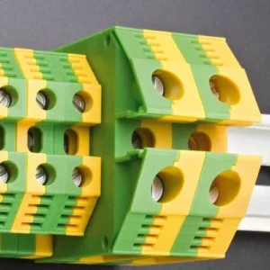 Cablecraft Miniature Earth Terminal Green/Yellow