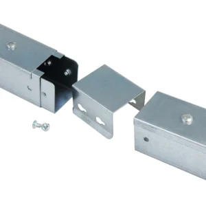 Armorduct Trunking Cable 1Compartment Standard 150 x 100mm x 3m Pre-Galvanised Steel Lid+Coupler