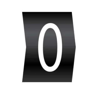 Easi-Lok Number 0 Colour Coded - Easi-Lok Chevron Cut Boxed Slide-On Cable Markers for 2.8-5mm Dia.