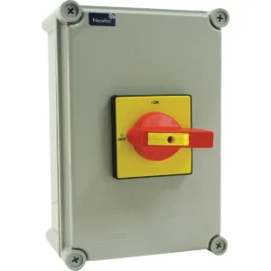Newlec Switch Disconnector Rotary TP+N 100A IP65 Moulded