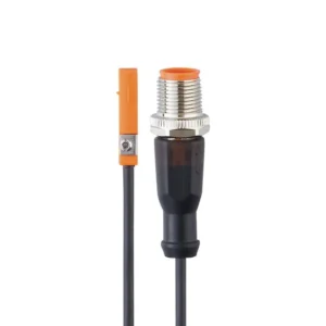 IFM 10-30VDC PNP Cylinder Sensor 0.3m PUR Cable 10000Hz M12
