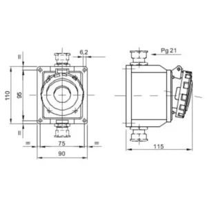 Gewiss Socket Low Voltage Watertight Surf 3P+N+E 16A 380V