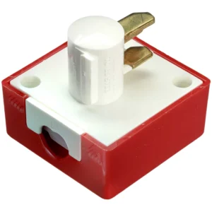 Legrand Electrak 13A Fused Key Plug Clean Earth Red