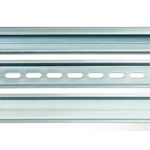 Newlec Din Rail Top Hat Profile G Slotted 35 x 15mm 2m Length BZP