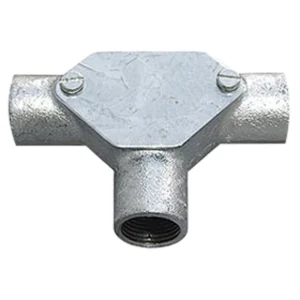 Metpro Galvanised Inspection Tee 25mm