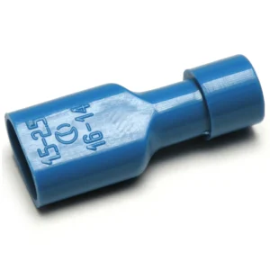 Newlec 1.5-2.5mm² Fully Insulated Disconnect Terminal 6.35 X 0.8mm Blue