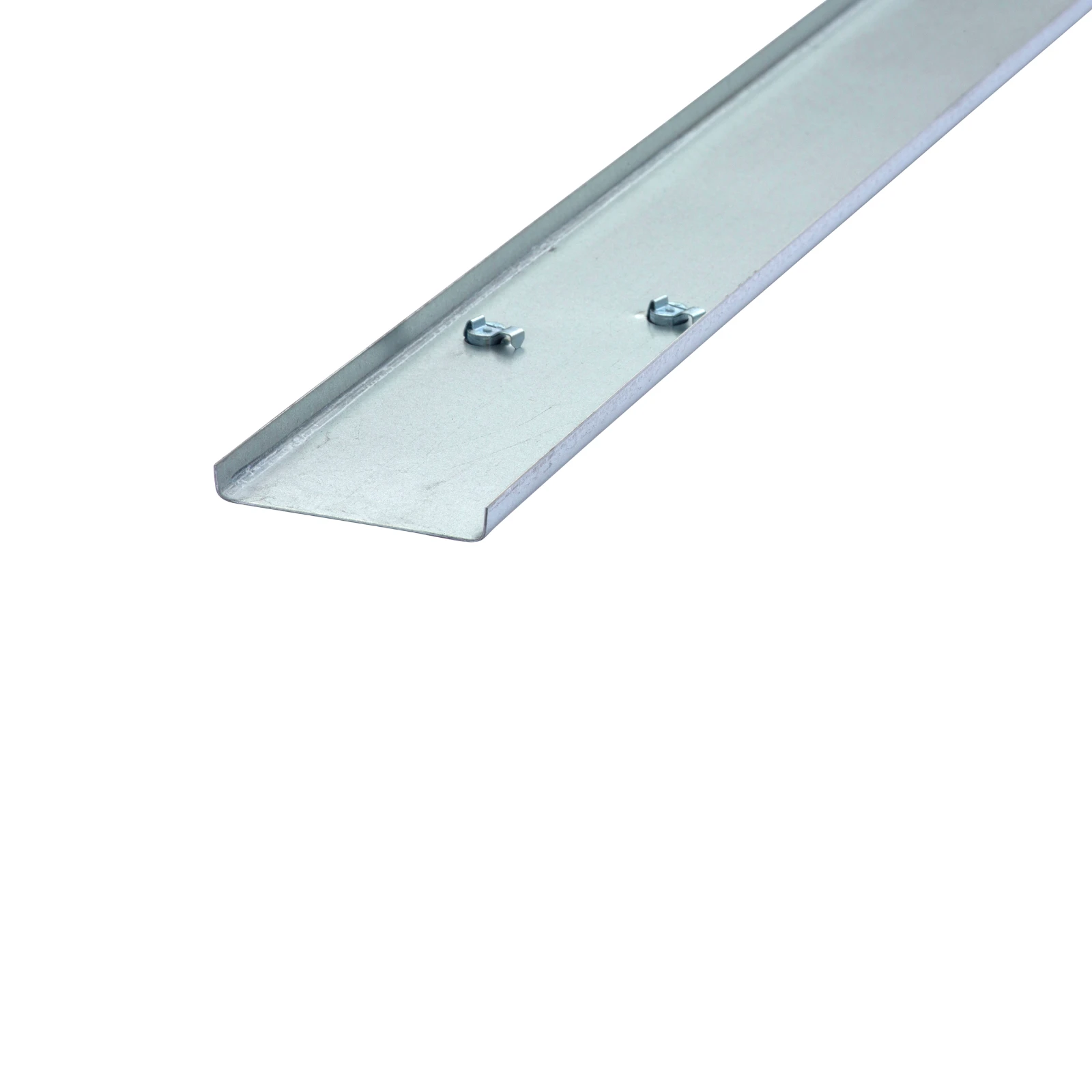 Newlec Cable Trunking Lid 75mm 3m Length Pre-Galvanised Steel C/W Turnbuckles - Image 2