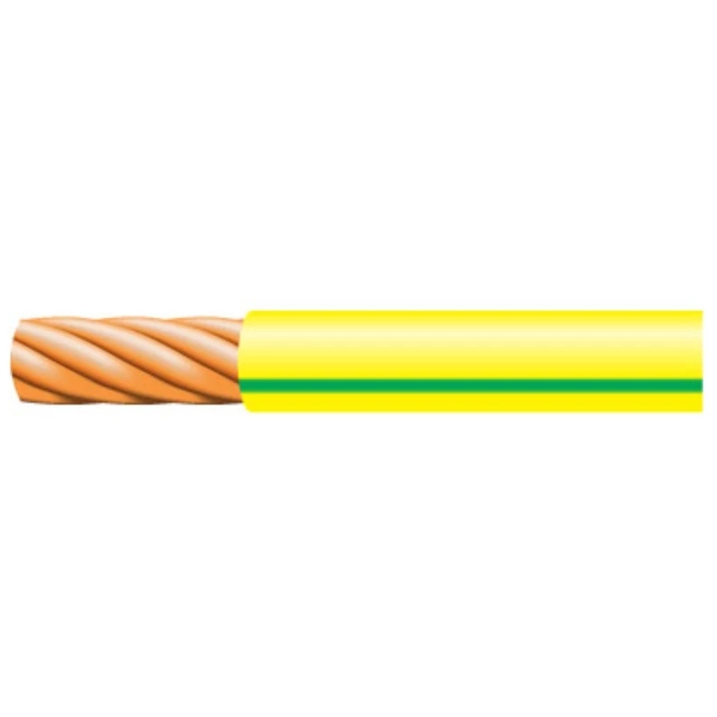 Draka 6491B 6.0mm² Green/Yellow Basec Cable 1-Core