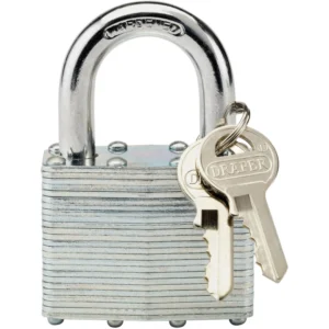 Draper Padlock 2 Keys 50mm Laminated Steel