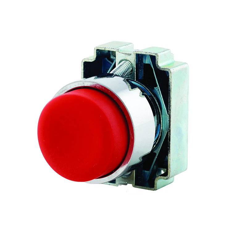 Newlec Push Button Raised Actuator 22mm IP65 Red - Image 2