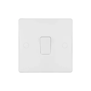Schneider Electric Ultimate Slimline 1-Gang 2-Way Plate Switch 16A White