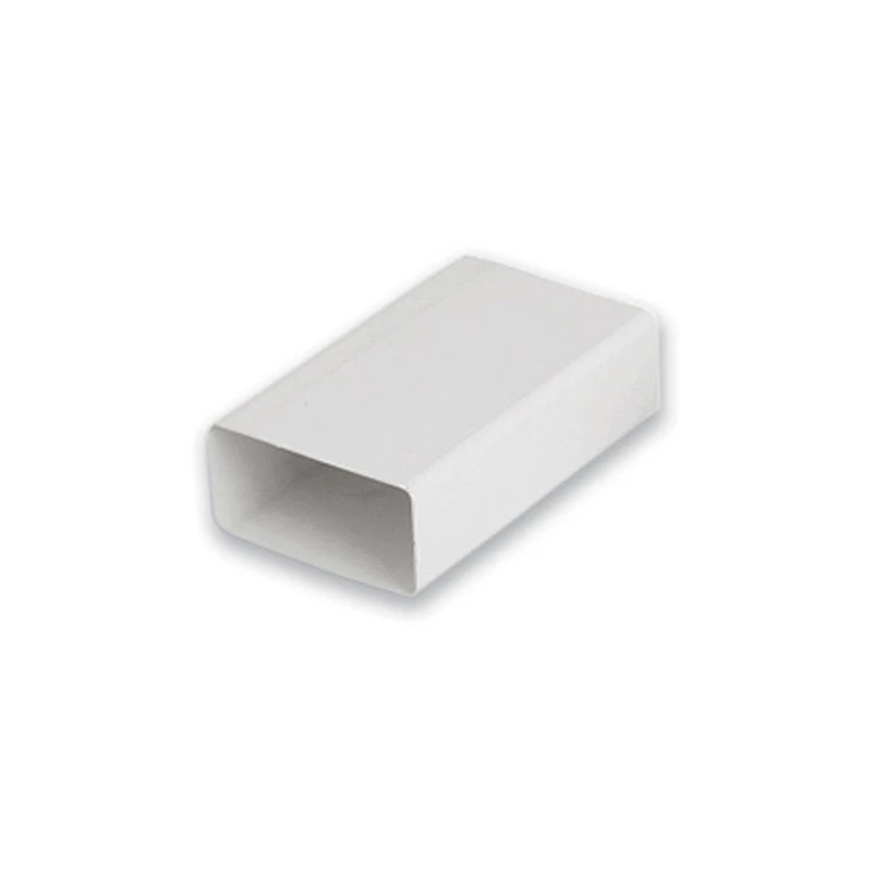 Newlec Flat Channel Duct Coupler 204 x 60mm White - Image 3