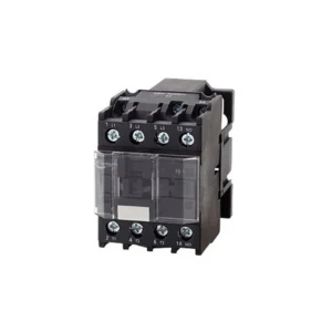 Newlec Contactor 3 Pole 1 Normally Open AC3 Rating 12A 400V AC Black