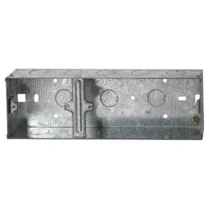 Tower Metal Box 2+1-Gang 35mm