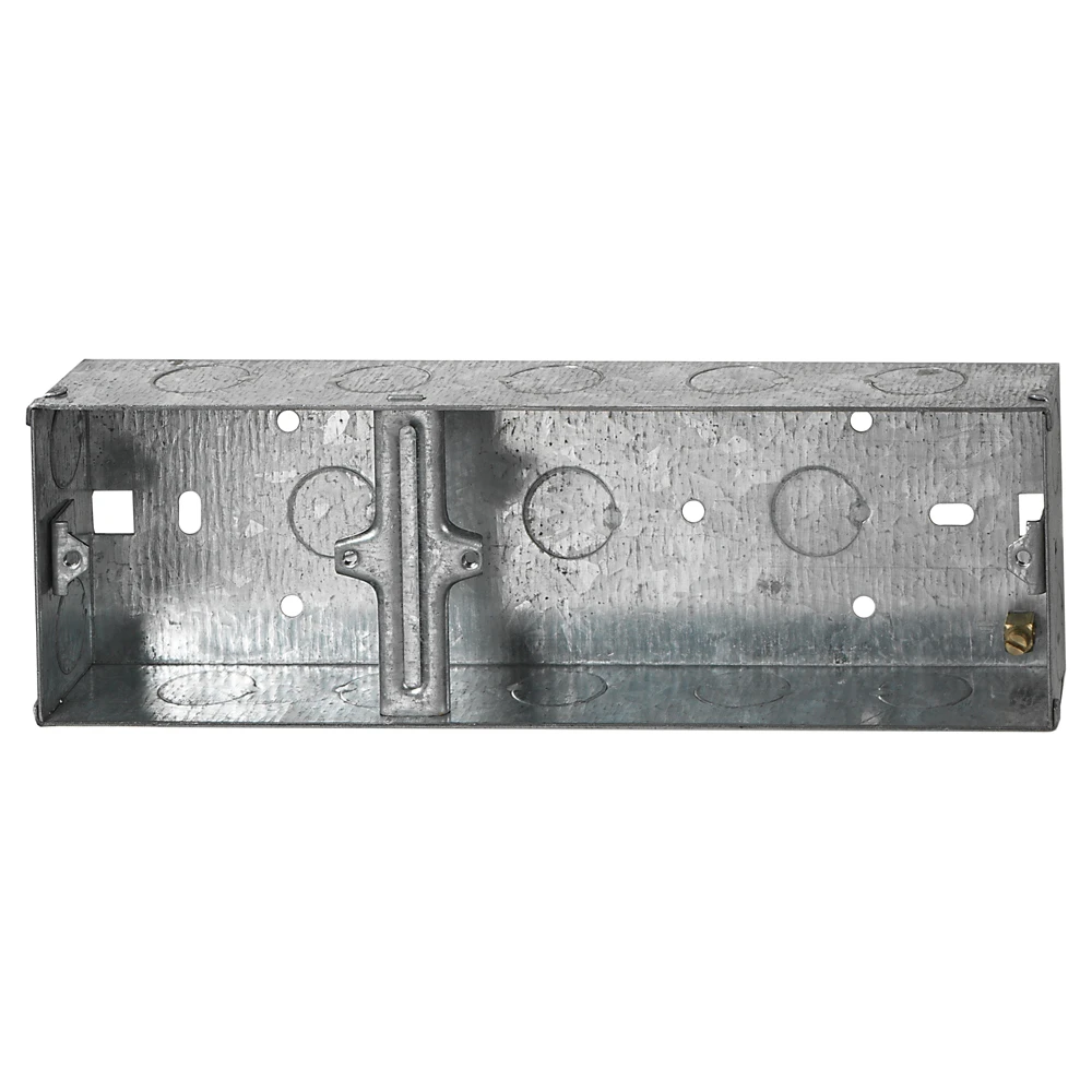 Tower Metal Box 2+1-Gang 35mm - Image 2