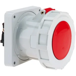 CEENorm Socket Panel 3P+N+E IP67 125A 415V Red