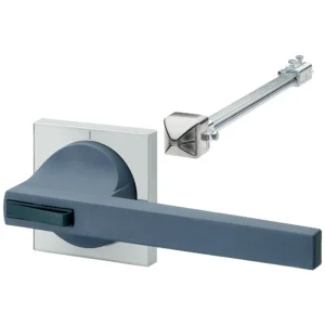 Siemens Door-Mounted Operating Mechanism 8UC7 Handle Dark Gray/Blue Green Basic Masking Plate Light Gray For.
