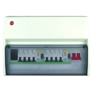 Wylex Consumer Unit 10Way High Integrity Metal 8 MCBs