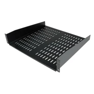 Comtec Cantilever Shelf Max 35Kg Black 2U 19 400mm