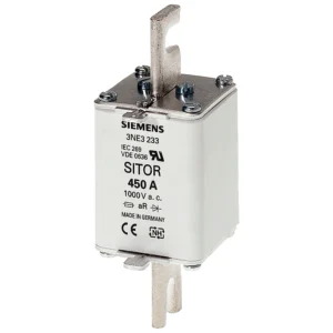 Siemens SITOR Fuse Link, With Slotted Blade Contacts, NH1, In: 250 A, AR.