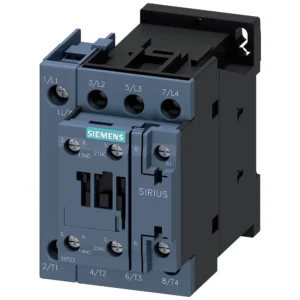 Siemens Contactor, AC-1, 35 A/400 V/40 °C, S0, 4-Pole, 24 V AC/50 Hz, 1 NO+1 NC