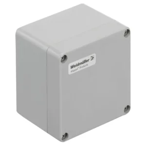Weidmuller Enclosure IP66 Glass Fibre-reinforced Polyester Polished 768g 122x90x120mm Grey