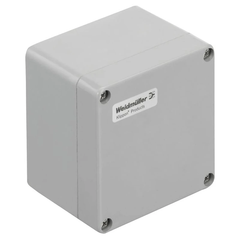 Weidmuller Enclosure IP66 Glass Fibre-reinforced Polyester Polished 768g 122x90x120mm Grey