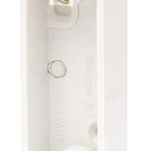 Click Scolmore Polar 1 Gang Architrave Pattress Box