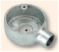 Niglon Circ Box 1 Way Term Extension 20mm Malleable Iron Galvanised