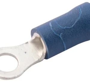 SWA Terminal Ring PreInsulated 3.7mm Hole Nylon/Blue Copper