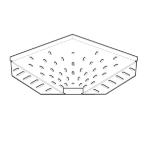 Legrand Bend 90° Flat 100mm Pre-Galvanised Steel