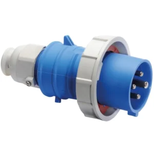 CEENorm Plug Cable-Gland 3P+E IP67 32A 240V Blue Quick Connect