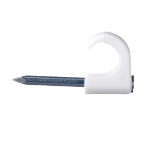 Schneider Electric Thorsman Premium Nail Clips for 7-10mm 3-Core Flexed Round Cable White