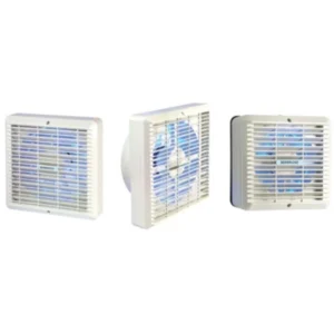 Manrose Fan Wall/Ceiling Auto Standard 150mm 6In Internal Shutters