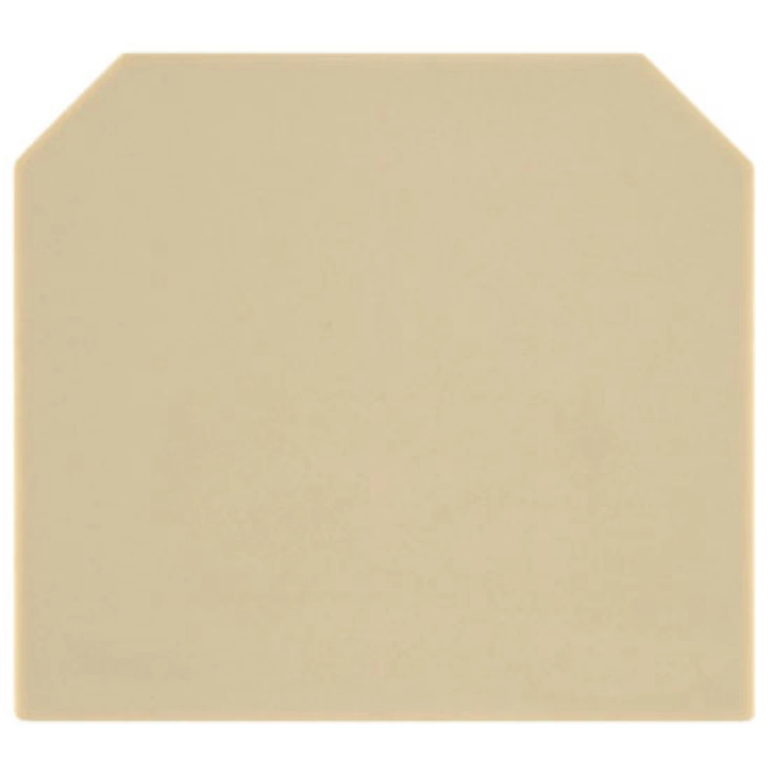 Weidmuller End Plate Polyamide 66 7g 3x44.5x50mm Beige