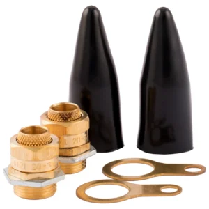 SWA Gland Pack Premier Indoor Cable 20mm S Brass Shroud/Earth Tag/Locknut