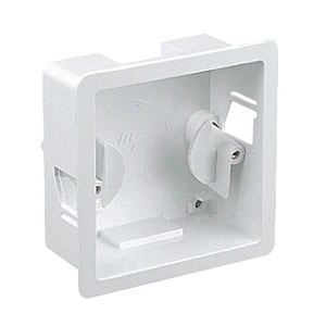 Marshall-Tufflex Moulded Accessory Box Dry Lining Flush Mount 1 Gang 34mm