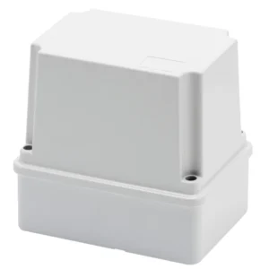 Gewiss Junction Box Smooth Walls Deep Screwed Lid 150X110X140mm Grey Ral