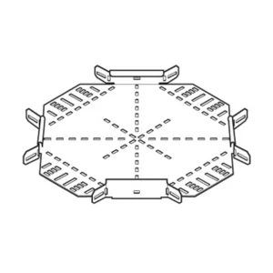 Legrand Intersection 4 Way Crosspiece 300mm Hot Dipped Galvanised
