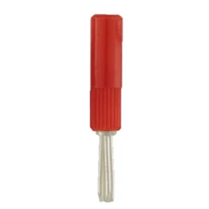 Weidmuller Test Plug Polyamide 66 1g 5.4x32.5x5.4mm Red