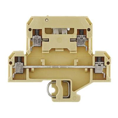 Weidmuller Terminal 26-12AWG Polyamide 66 16g 6 x 56.5 x 65mm Beige/Yellow - Image 2