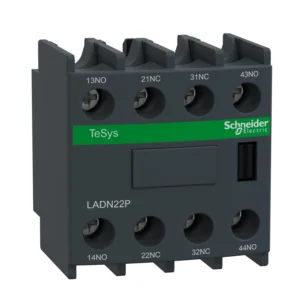 Schneider Electric TeSys D, auxiliary contact block, 2NO+2NC, screw clamp terminals, EN 5