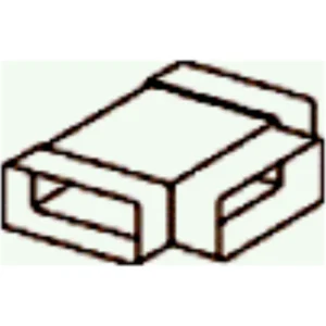 Vent-Axia Tee Horizontal System 60 204 x 60mm Polypropelene