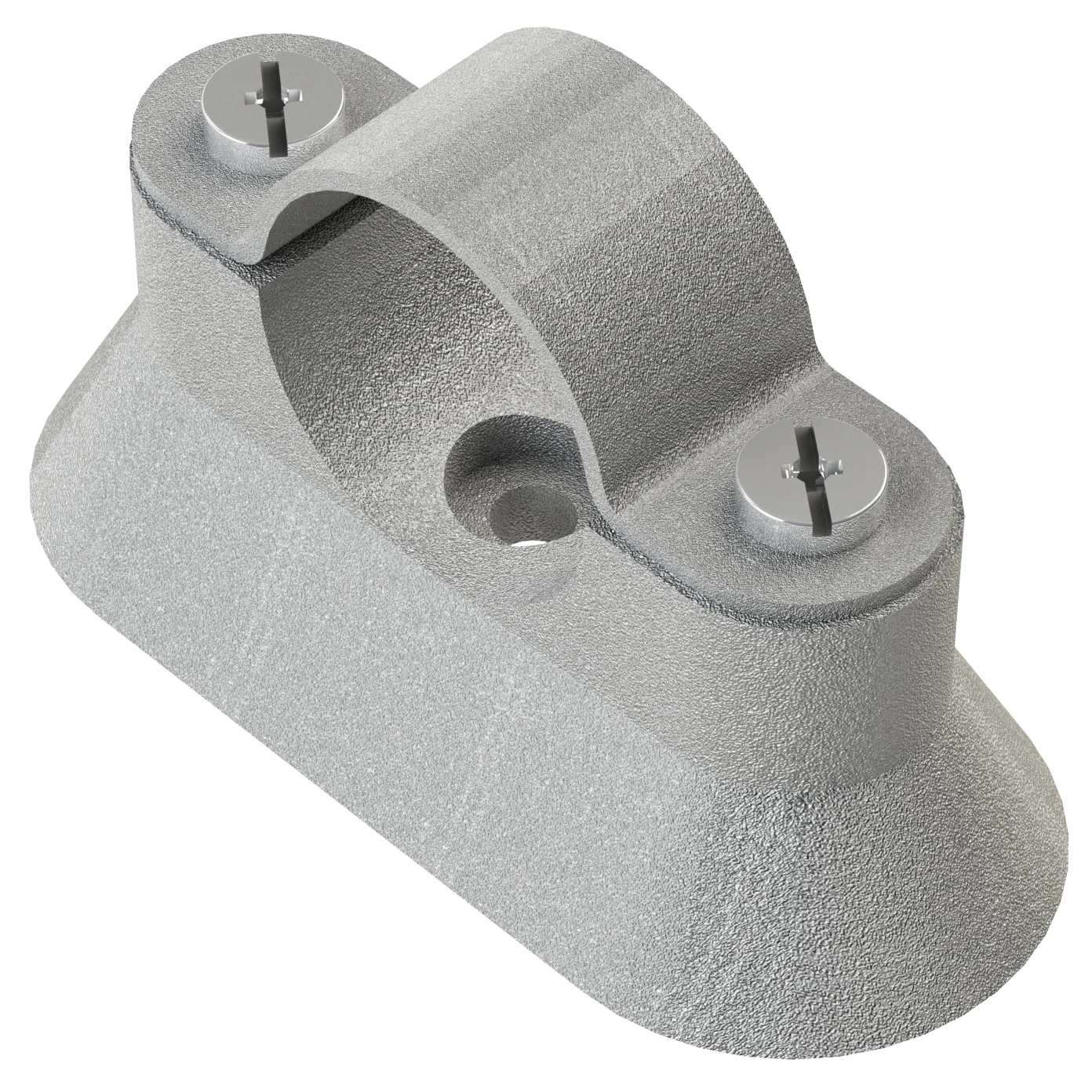 Newlec 25mm Conduit Hospital Saddle Galvanised Steel - Image 3