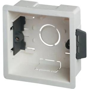 Click White 1 Gang 35mm Deep Dry Lining Box