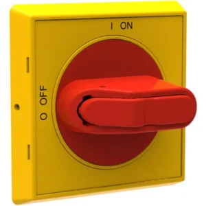 ABB Handle Snap-On Mounting Nema 1 Yellow/Red IP65 3 Padlo