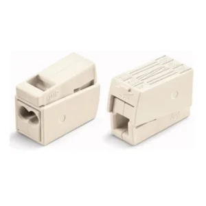 Wago 224-112 2-Way 0.5-2.5mm² Lighting Connector 9.5 x 15.5 x 20.5mm White